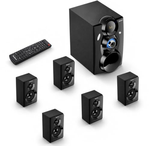 Bobtot Wireless Surround Sound System Home Theater System, 1000W Surround Speakers 8 Subwoofer 5.1/2.1 Channel Deep Bass with ARC Optical Bluetooth Karaoke Input
