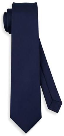 TigerTie Herren Krawatte – Einfarbiges klassisches Design, 7,5 cm breit, ideal für Business & festliche Anlässe