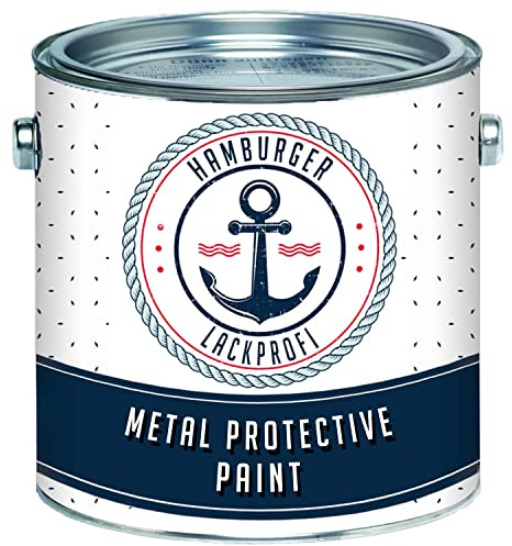Metallschutzlack MATT Weinrot RAL 3005 Rot Metallschutzfarbe Metalllack Metallfarbe // Hamburger Lack-Profi (2,5 L)