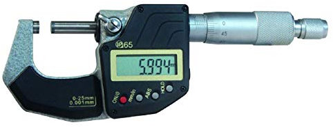 MIB Digital-Bügelmessschraube, Mikrometer-Schraube, IP 65, ABS zur AUSWAHL: 25-50 mm