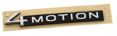 Volkswagen 2GA853675HDPJ Schriftzug 4Motion Emblem Logo Aufkleber Allrad, chrom/schwarz