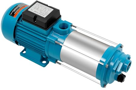 Kreiselpumpe,1300-2500W Gartenpumpe Druckschalter Pumpensteuerung 9,8-11 bar Wasserpumpe Hauswasserwerk für Rohrleitungsverstärkung Wasserversorgung (2200W)