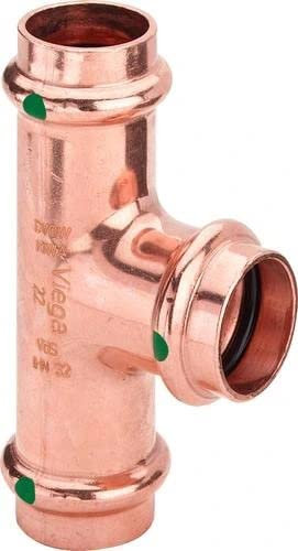 Profipress T-Stück reduziert 18 x 15 x 18 mm Pressfitting, Kupfer, DVGW, SC-Contur, Trinkwasser & Heizung