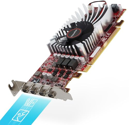 VisionTek AMD Radeon® RX 550 SFF 4M 4GB GDDR5 Graphic Card, 4 Mini DisplayPort - 901507