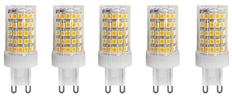 Aiwerttes G9 10W LED Birne entspricht 150W Halogen 1000 Lumen Warmweiß 3000K 220V Schlafzimmer LED Lampe Energiesparend 5 Stück