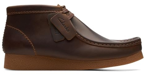 Clarks Originals Wallabee Evo Boot läderstövlar för män, Bivax, 42 EU