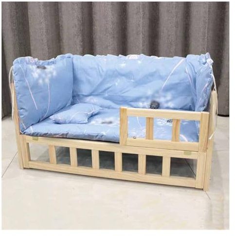 EHEIN Katzenbett, Plüsch-Katzenbett for den Innenbereich, Katzenhängematte aus Holz, Katzensofa, geeignet for Katzen, Hunde, Kaninchen, Kleintiere (Color : Style8, Size : M)