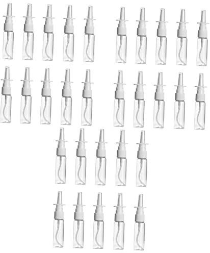 minkissy 30pièces Bouteilles Vaporisateurs Avec Longue Flacons Cosmétiques Pour Voyage Et Maison Transparent