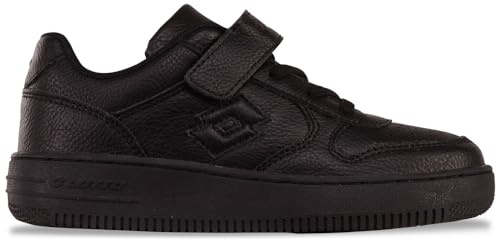 LOTTO Unisex Kids PALIOT OC K Chaussures Unisexes pour Enfant, Noir, 25 EU