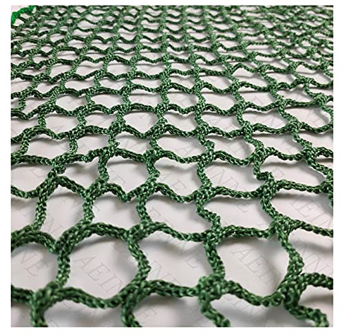 Football Soccer Backstop Net Nylon Barrier Net, Backup Net for Golf Balls Netting Material Golf Net Replacement Rebounder Net Baseball Barrier Street Hockey Netting Soccer Goal Backstop Lacrosse Net