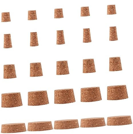 LALADEFIEE 25er-pack Weinflaschenverschluss-set Korkstopfen Für Wein- Bier- Saucen- Und Essigflaschen Einfach Zu Verwenden
