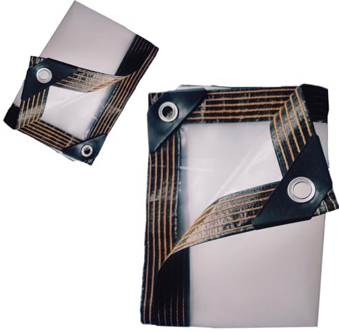 Bâche transparente imperméable, bâches de pluie for bois de chauffage, couverture imperméable for jardin extérieur, bâches super transparentes, for pergola de protection extérieure, 16 x 23 pieds (5 x