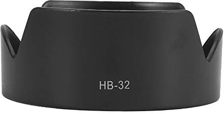 HB32 Plast Motljusskydd för DX 8-70 Mm & 8-135 Mm Kameralinser - Kameralinsskydd, Linsjon, Minskar Flare, Kompatibel med