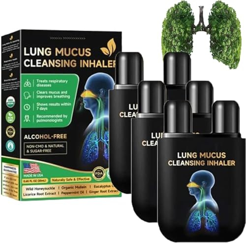 Ourlyard, inalatore a base di erbe per la pulizia dei polmoni, inalatore per la pulizia dei polmoni, inalatore di muco polmonare, inalatore a base di erbe per la pulizia dei polmoni, inalatore per