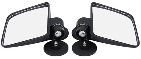 Miroir de Tracteur Universel, Miroirs Latéraux Magnétiques de 114 Lb Tracteur pour Tracteurs, Déménageurs Pelouse, Golf, Bulldozers, Compatible avec, Kioti et Skid Steer