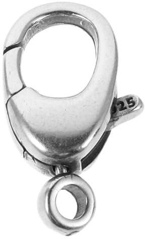 LIFKOME Silver Lobster Claw Clasp med Hållbar Metall och Säker Fjädermekanism för DIY Smyckestillverkning Halsband Armband och Nyckelringar Motstår Slitage och Korrosion för Personliga