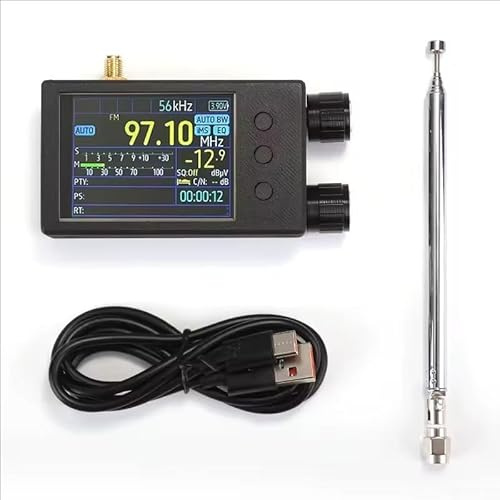 Receptor de radio portátil TEF6686 con pantalla táctil de 2.8 pulgadas, cobertura FM/LW/MW/SW, sonido estéreo de doble amplificador, WiFi, batería recargable de 5000 mAh