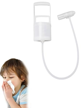 Näsrengörare näsaspirator, handdrag sugning näsplockare booger sugpropp, snutsugare pump näsaspirator booger borttagare för slemhustoppel barn barn