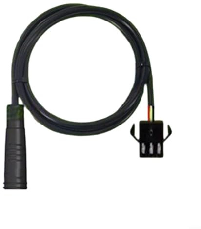 Advokingtap Cavo di prolunga impermeabile per bici elettrica, con connettore maschio a 3 pin per manubrio di configurazione (femmina a SM femmina)