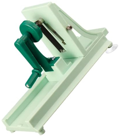 Abaodam Rallador Manual Multifuncional para Verduras Cilindro Giratorio, Material Acero Inoxidable y Abs, Cortadora Adecuada para Uso en Casa y Obsequio de Inauguración