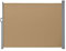 Gartenfreude Toldo Lateral para balcón y terraza, con Montaje en el Suelo, privacidad, protección Solar, persiana Lateral, 160 x 300 cm, Color Topo