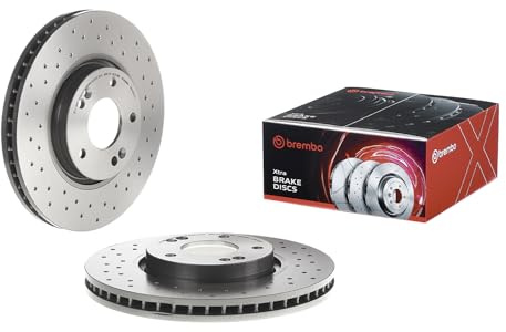 Brembo Xtra 09.A532.1X Bremsscheibe vorne, gelocht, 2 Stück