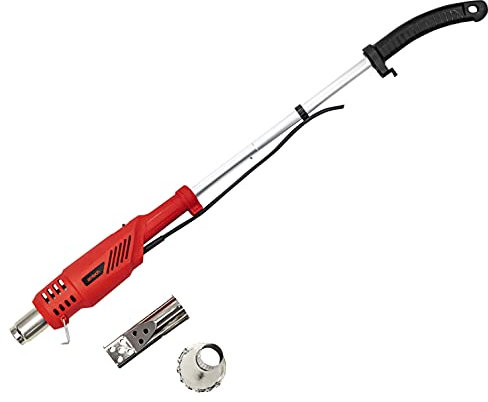 Amtech U9010 Electric Garden Weed Burner, 2000W, 2 Heat Settings, 2 Nozzles, Extension Handle
