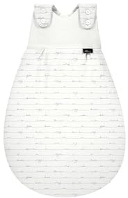 Alvi Baby-Mäxchen Außensack Baumwolle Baby Schlafsack, 2.5 TOG, für Sommer und Winter, Ganzjahresschlafsack aus Baumwolle für Kleinkinder Lullaby - Blau