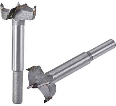 sourcing map Forstnerbohrer 27mm 28mm Durchm. Lochsäge Hartmetall legierter Stahl 2in1 Satz