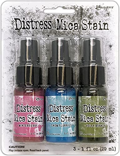 Ranger Ink Pads and Refills Distress Holiday Mica Flecken-Set, mehrfarbig, Einheitsgröße