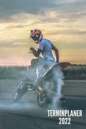 Terminplaner 2022: Motorrad - Wochenplaner (1 Woche 2 Seiten) | 12 Monate | Kalenderbuch, Terminkalender von Januar bis Dezember 2022 Ideal für ... Kontaktliste, Notizen - Klein Taschenformat