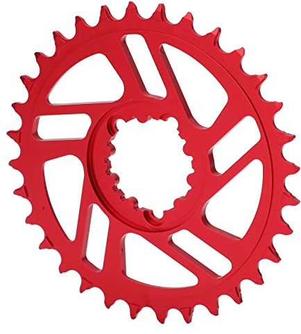 SUNGOOYUE Bicycle Chainring, 32T Chainwheel 3mm Offset Direct Mount Narrow Wide Chainring for SRAM Crank(Red)