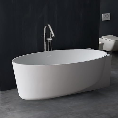 STONEART Badewanne freistehend BS-550 weiß/170x93/matt