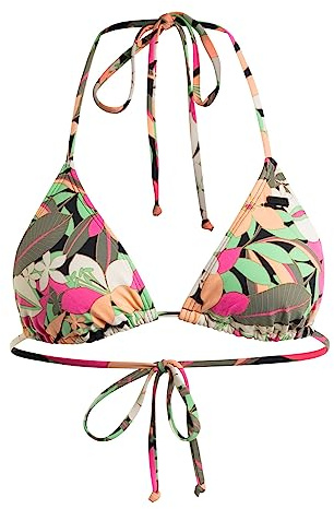 Roxy Young Women Pt Beach Classics Tiki Tri Bikini Top, Black, M EU