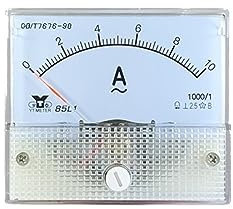 Il trasformatore amperometrico CA 85l1 tipo 5A 10A 20A 30A 40A 50A 60A 100A è dotato di un piccolo trasformatore e del puntatore dello strumento (Size : AC20A and CT)