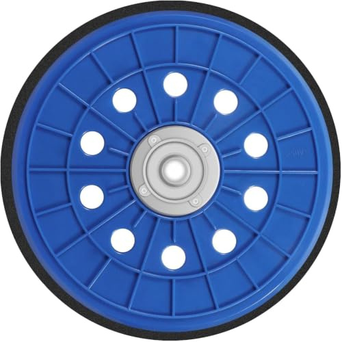 Bamyli Plateau De Ponçage, 225mm 10 Trous Autocollant, Disque Abrasif M14 Pour Ponceuses À Plâtre Et Girafe Ponceuse