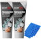 Feinspachtel weiß 2 x 300g mit Spachtelset innen & aussen - Wand & Decke Fertigspachtel, Bohrloch- & Rissfüller, Spachtelmasse zum reparieren & ausbessern - schnelltrocknend, überstreichbar - D.60W