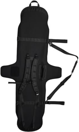 perfk Snowboard-Abdeckung, Tasche, Ski-Board-Abdeckung, Rucksack, Reisetasche, SBR-Neopren, praktische Ski-Tasche, Snowboard-Tasche für Damen und Herren, 145 cm