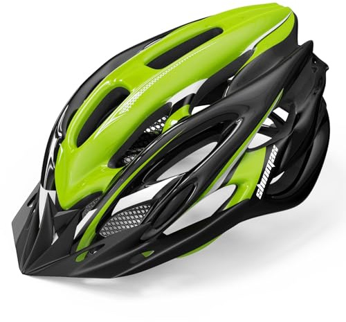Shinmax Fahrradhelm Herren Damen Fahrradhelm mit Licht Fahrrad Helm mit Visier Helm Fahrrad Superleicht Einstellbare MTB Erwachsenen mit Aufbewahrungstasche (Schwarzes Titanorange)