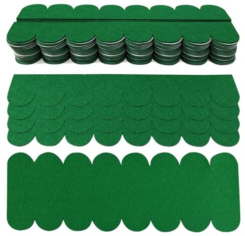 Lot de 32 mini bardeaux de toit en carton goudronné pour nichoir à oiseaux, clapier à insectes, abri de jardin, toiture de boîte aux lettres, vert