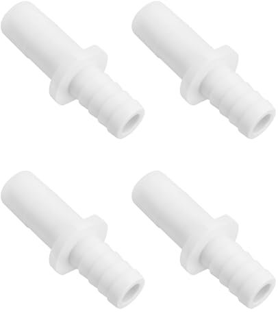VGOL Lot de 4 Connecteurs de Tuyau d'eau à Emboîtement de 12 Mm à 10 Mm (Adaptateur 3/8) pour Système de Plomberie de Camping-Car Et Caravane