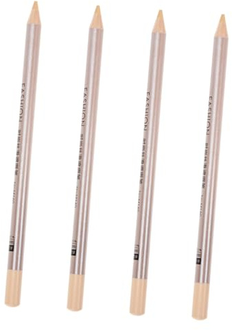 DECORNIJIA 4 Stück Augenring Abdeckstifte mit Aufhellender Wirkung und Wasserfester Formulierung für Makelloses Make Up bei Geschäftsreisen und Anfänger Übung