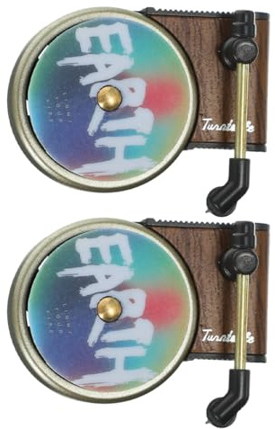 Gadpiparty 2 Sets Retro Record Player Air Freshener Car Vent Clips with Fragrance Discs Versatile Pe Material Car Decoration Enhancing Vehicle Interior Stylish Vintage Design