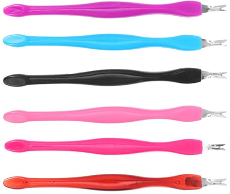 OKUMEYR 1juego Herramientas de Manicura Profesional con Removedores de Cutícula y Tenazas para Piel Muerta Colores Surtidos para Cuidado de Uñas Casa y Salón