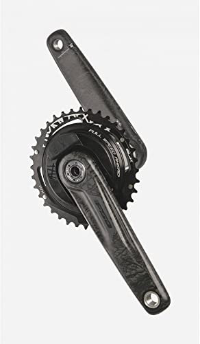 FSA Powerbox Carbon 2 x 11 MTB Kurbelgarnitur, Unisex, 328-0004943030, Schwarz, 36/24T/170 mm
