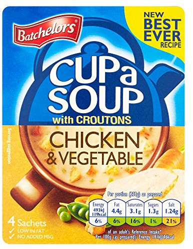 Batchelors Cup A Soup Chicken & Veg 115g x 3