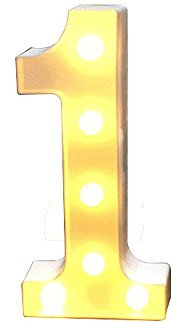 Guijiyi Number Light Sign Marquee Number Light Up Marquee 0-9 Digits Lights Sign for Night Light Standing for Home Party Bar Wedding Festival Birthday Decorations Xmas Gifts Decoration (1)