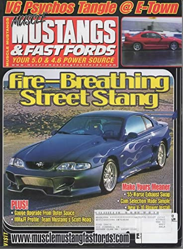 Muscle Mustangs & Fast Fords Magazine, December 2002 (Vol 15, No 12) 1996 GT 3.8L, Banshee 1990 fat tire Super Coupe, 1987 LX with 1992 V8 302 short ... (ISSN 1054-8912 Your 5.0 & 4.6 Power Source)