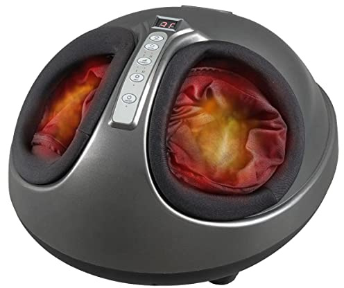 ProfiCare Fussmassagegerät elektrisch mit Heizfunktion für Shiatsu Technik, Massagegerät mit 3 Massage - Programmen für Entspannung und Durchblutung der Füße, Massagegerät für Füße, PC-FM 3099,schwarz
