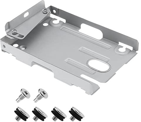 The Lord of the Tools Supporto per disco rigido da 2,5 pollici compatibile con PS3 CECH-400X Series Super Slim HDD staffa di montaggio vassoio adattatore con viti